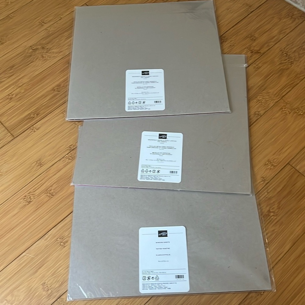 Stampin' Up! Sheets Unopened Pack 12x12 inch
Bundle of 3